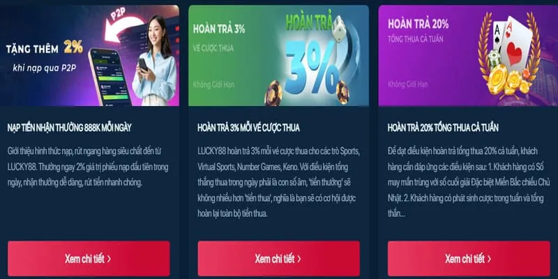 Thưởng Nạp Lần Đầu, Lần Hai & Các Lần Sau